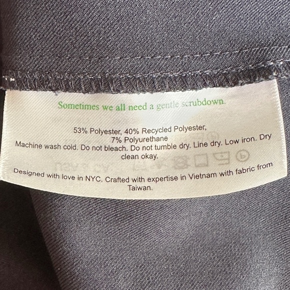 MM Lafleur The Malala Dress‎ Recycled WonderTex in Midnight Navy Size 10 Work - Picture 6 of 8